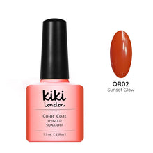 Load image into Gallery viewer, sunset orange glow nail nails gel polish manicure burnt muted fall summer autumn 

