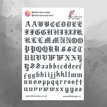 Load image into Gallery viewer, Old English Lettering
