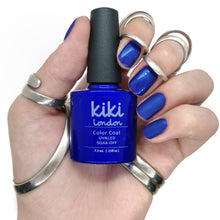 Load image into Gallery viewer, grape juice blue purple blurple shimmer metallic shiny party gel polish nails manicure summer winter sparkle glitter bright
