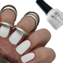 Load image into Gallery viewer, kiki london nail gel polish nails art design matte shiny long lasting uk vegan beauty white french manicure tip natural crisp bright 
