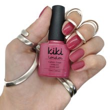 Load image into Gallery viewer, gel polish nail nails pink red classic winter autumn fall deep dark rosey creme manicure brick 
