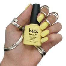 Load image into Gallery viewer, yellow gel polish nails nail manicure bright summer light lemon 
