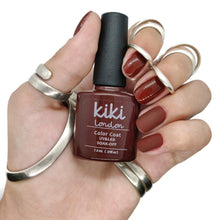 Load image into Gallery viewer, brown deep wine red chocolate dark gel polish gellac gellack manicure nails nail deep winter autumn fall 
