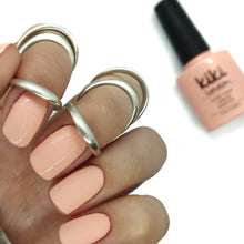 Load image into Gallery viewer, pale peach nail nail gel polish pastel light summer spring nude coral salmon pink
