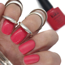 Load image into Gallery viewer, holiday nails gel polish pink red coral bright manicure gellac gellak summer spring mani hot 

