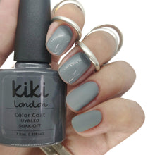 Load image into Gallery viewer, Nail gel polish nails grey dark deep charcoal
